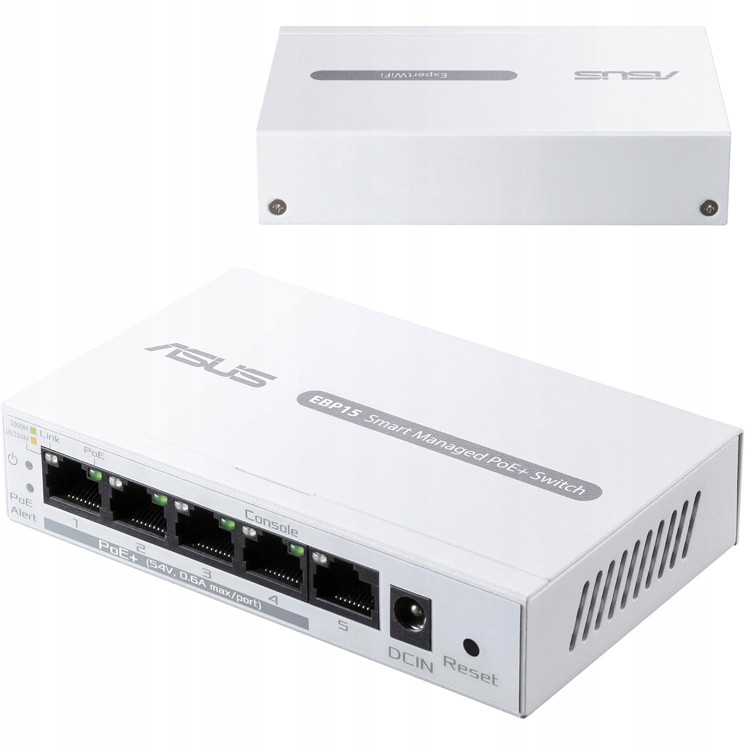 Switch Asus ExpertWiFi EBP15 Gigabit Ethernet, 5 portów, Funkcja PoE+