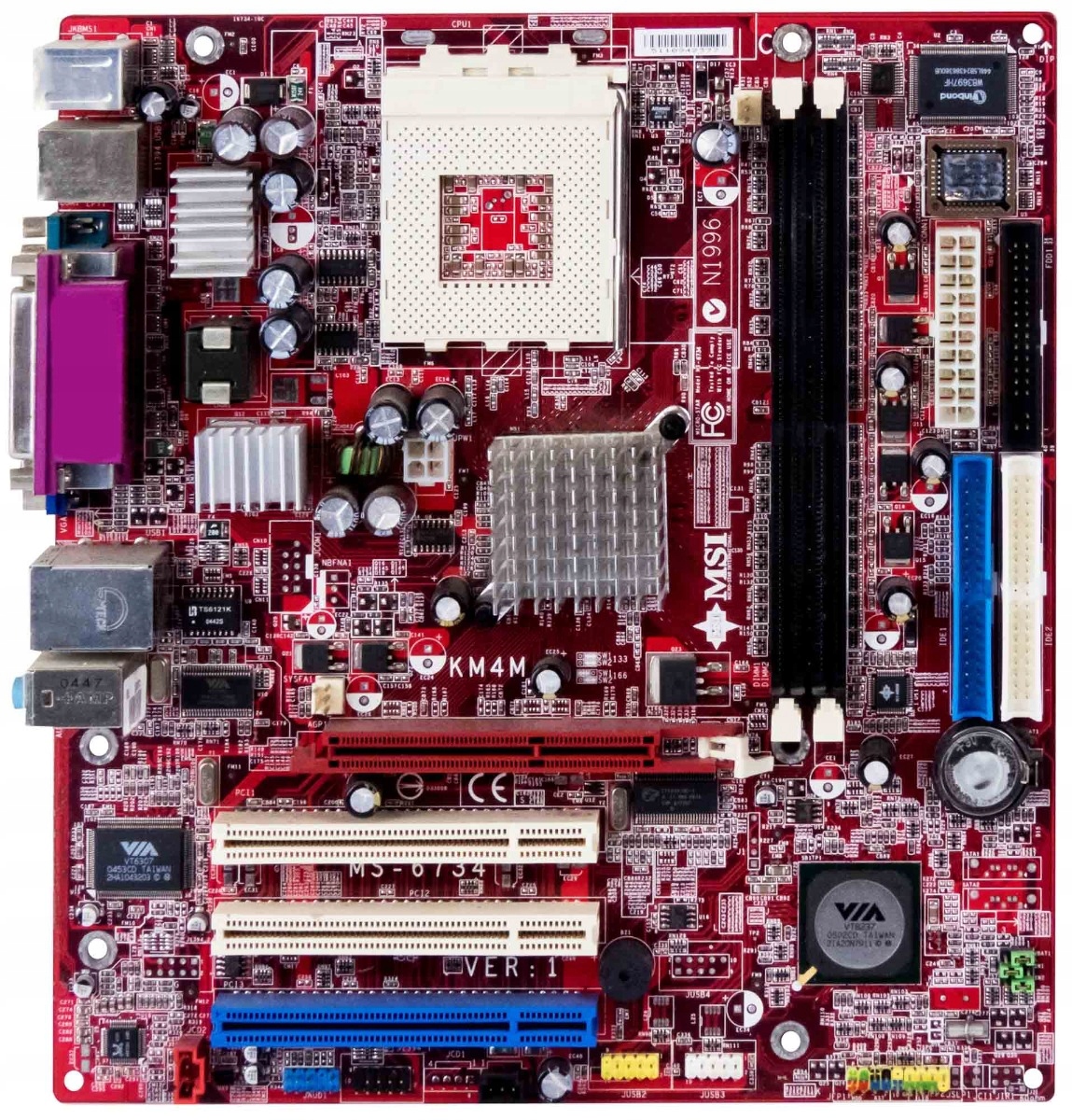Msi KM4M MS-6734 VER:1 Via KM400 s462 Ddr Agp Pci