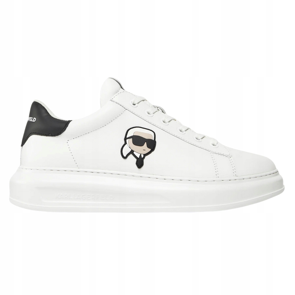 Karl Lagerfeld Bílé tenisky Kapri Nft Lo Lace 46