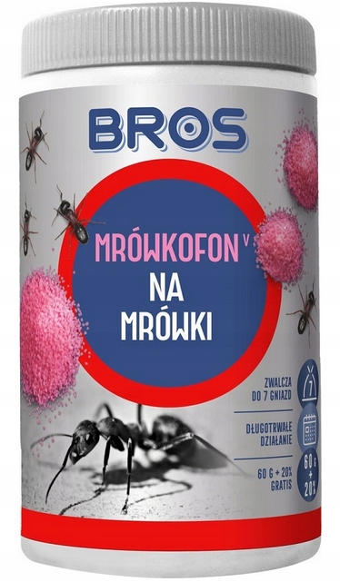 

Mrówkofon preparat na mrówki 60g+20% Bros