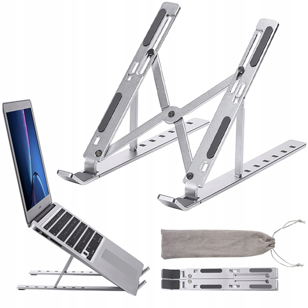 

Podstawka aluminiowa pod laptopa srebrna