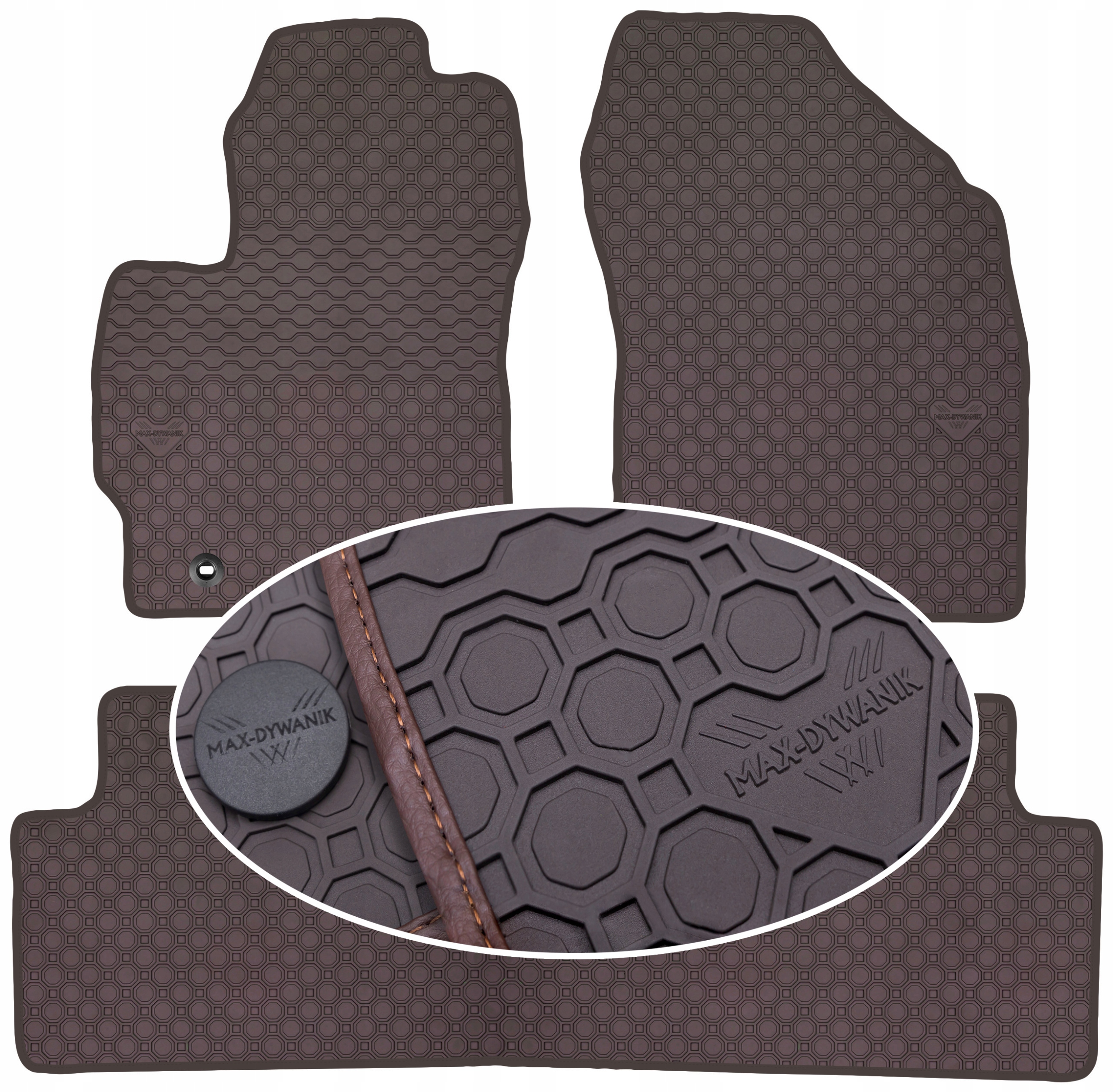 Corolla X E140 E150 2007-2013 Koberce Hnedé