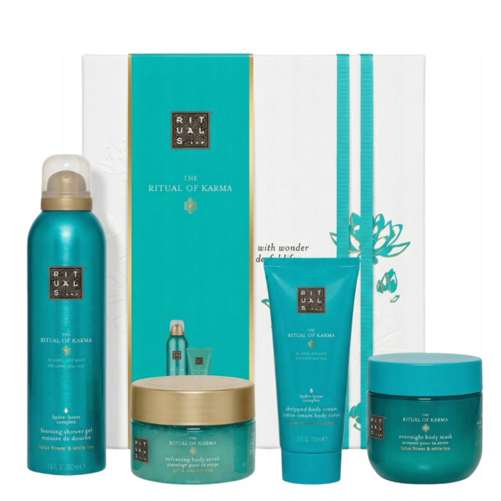 Rituals of Karma Dárkové sady pro péči o tělo 4 produkty