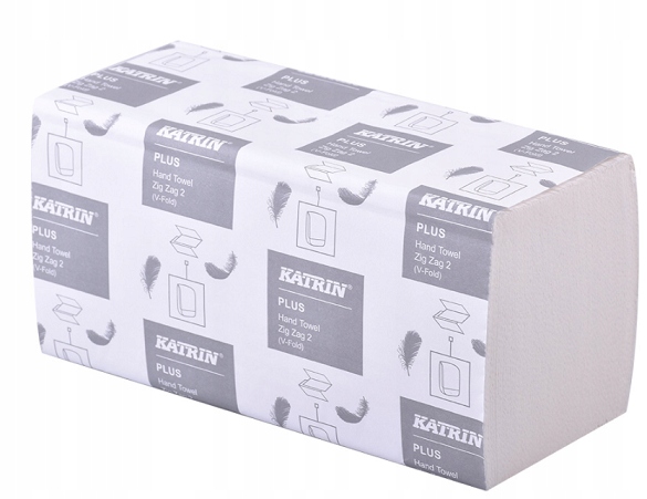 Levně Papírový ručník Katrin 65968 20 kusů bílých