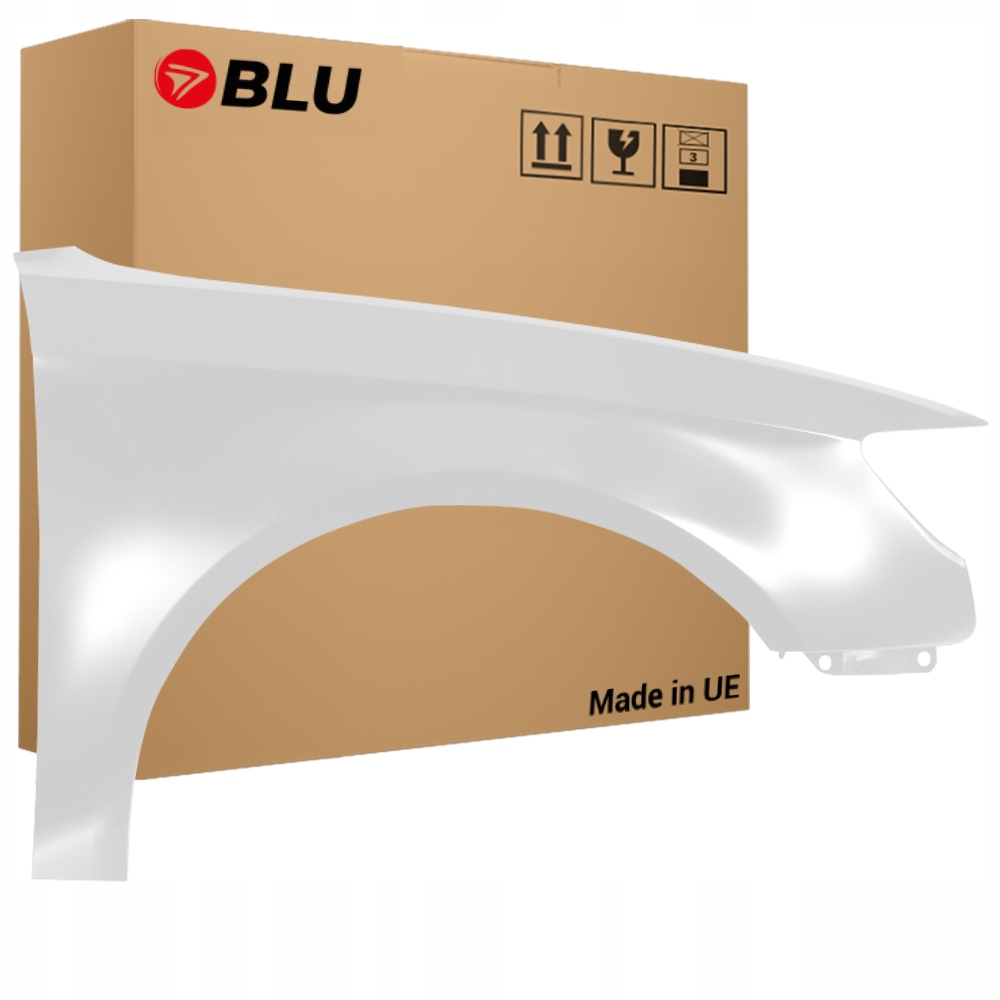 Blu Blatník Audi A6 C7 LY9C pravý bílý 11-18 přední IbisWeiss
