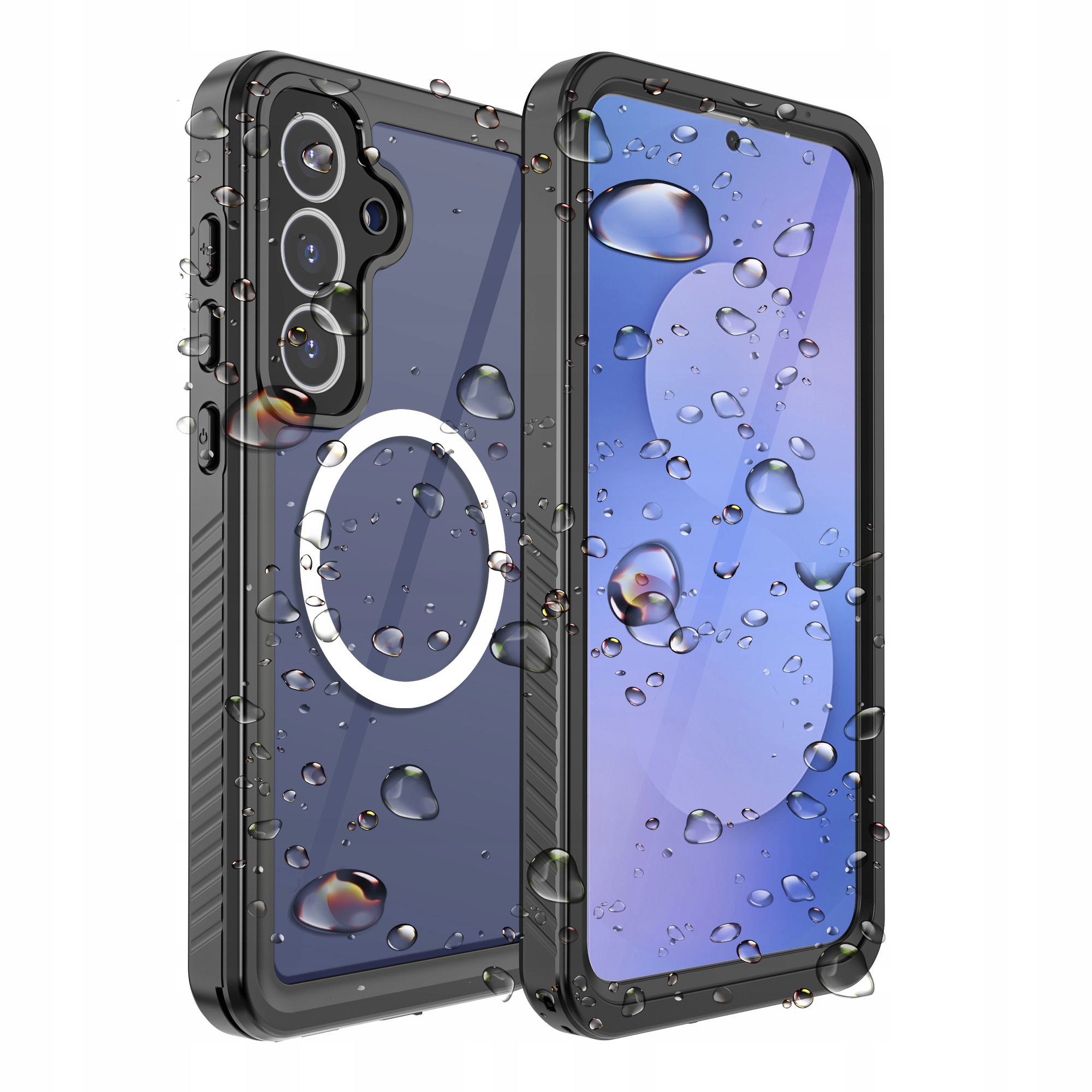 Etui pancerne wodoodporne do Galaxy S25 Fe, magnetyczne, pokrowiec, cover