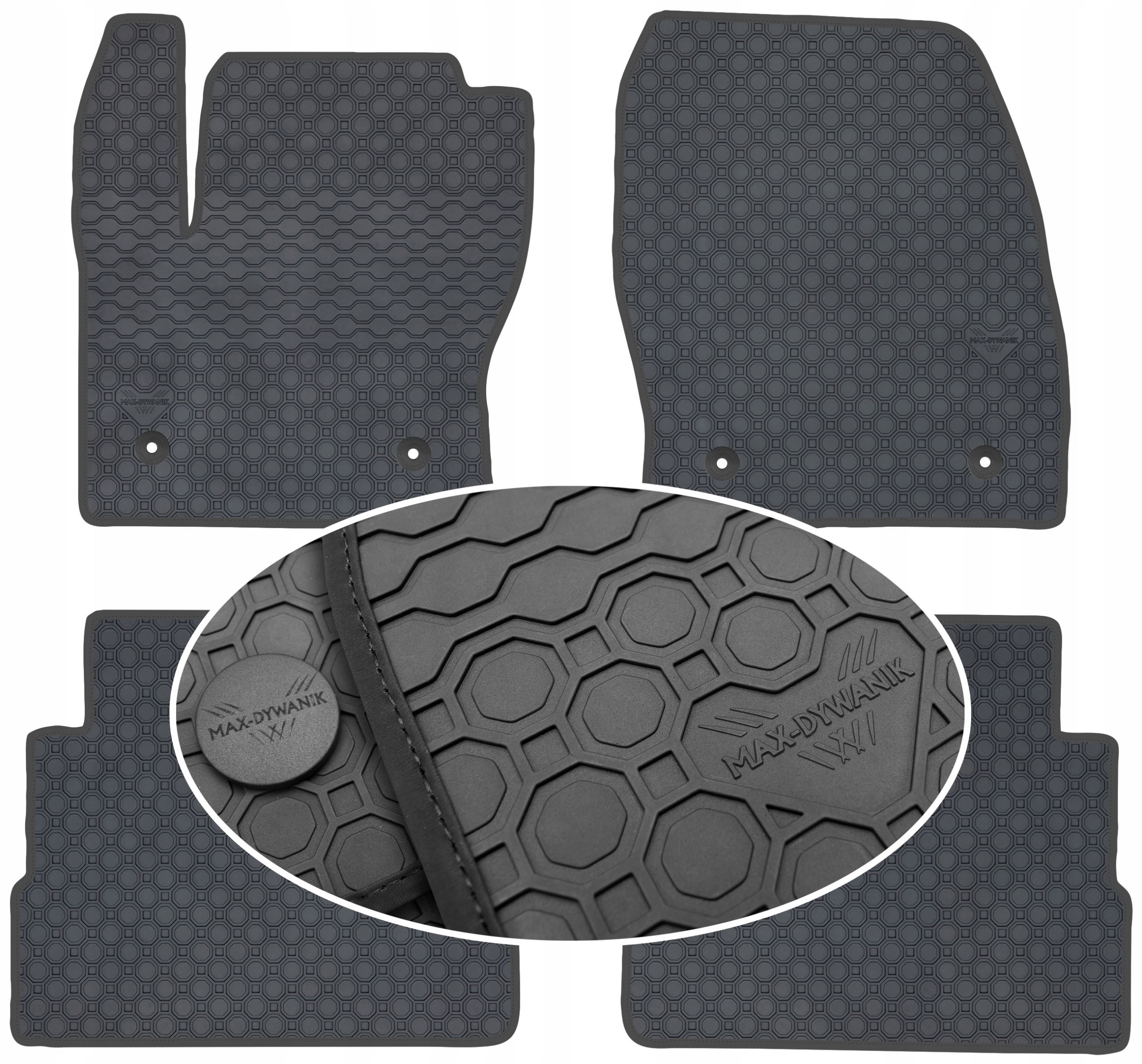 Ford Kuga II 2012-2019 Koberce Čierne