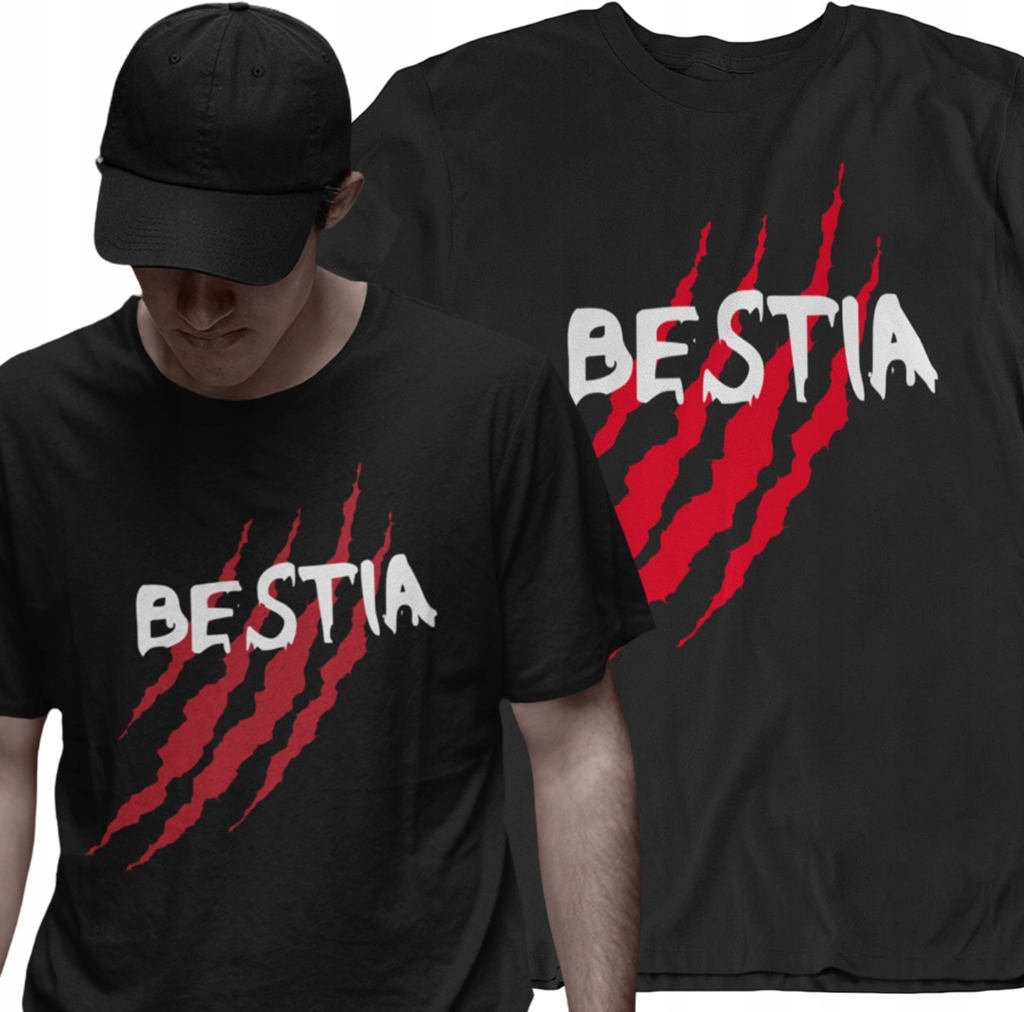 

Koszulka Tshirt Męska Bestia Beast Dla Niego