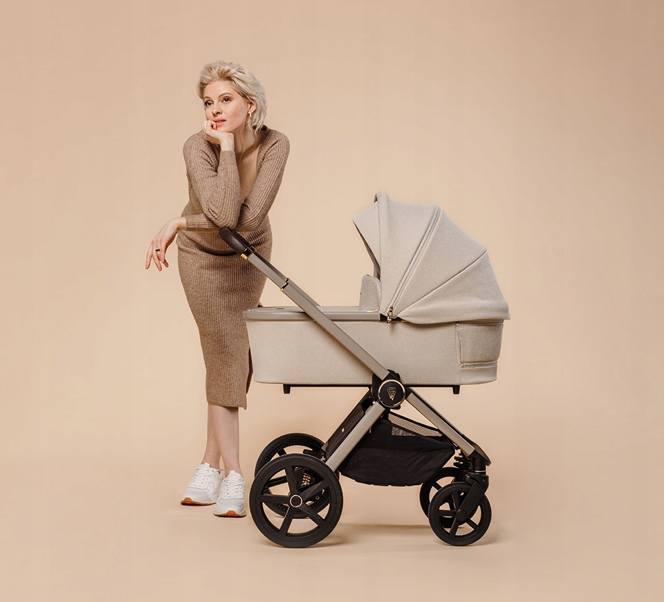 WÓZEK VENICCI UPLINE ADAPTERY 2w1 Kol. STONE BEIGE Marka Venicci