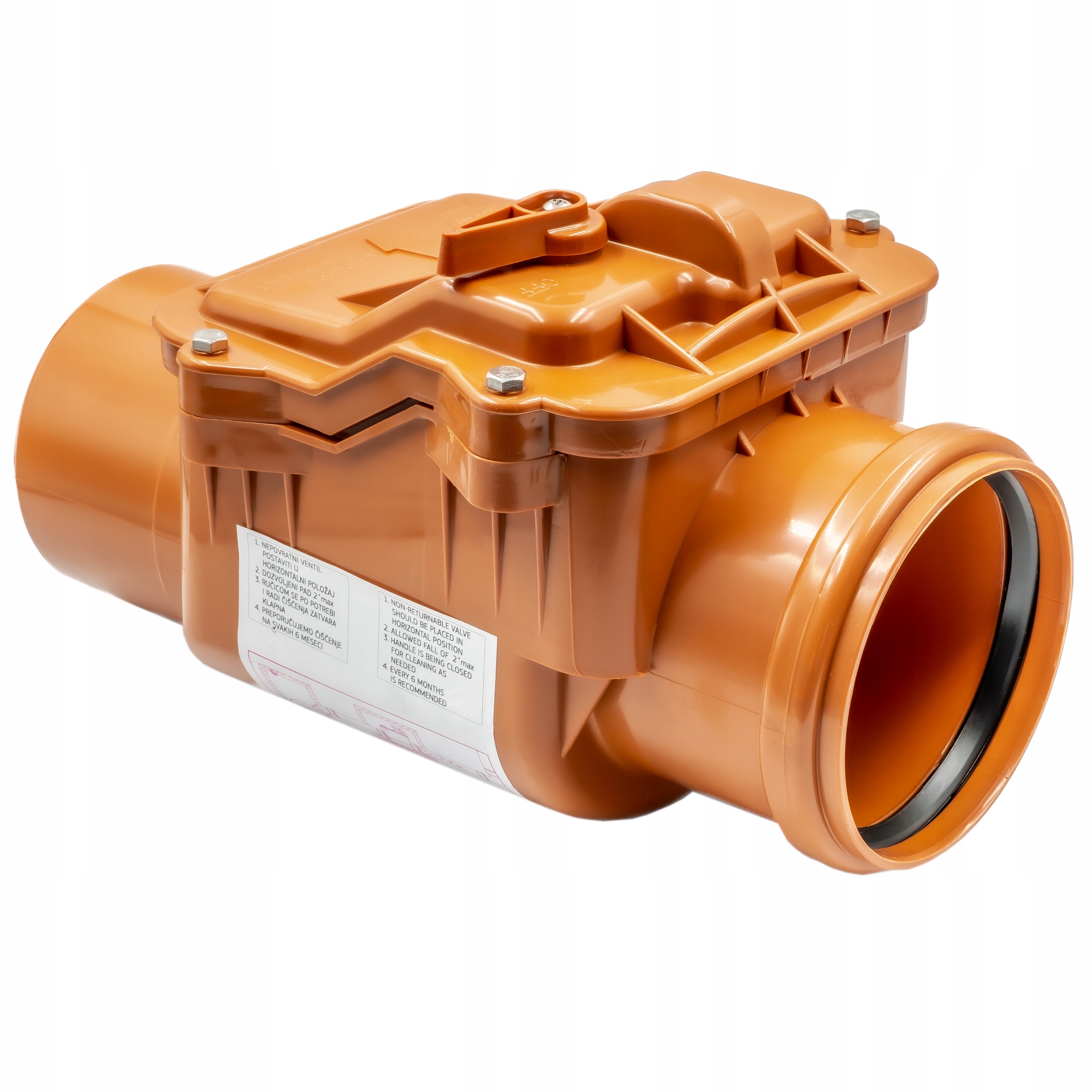 

Zasuwa burzowa DN110 Kanalizacja Pcv