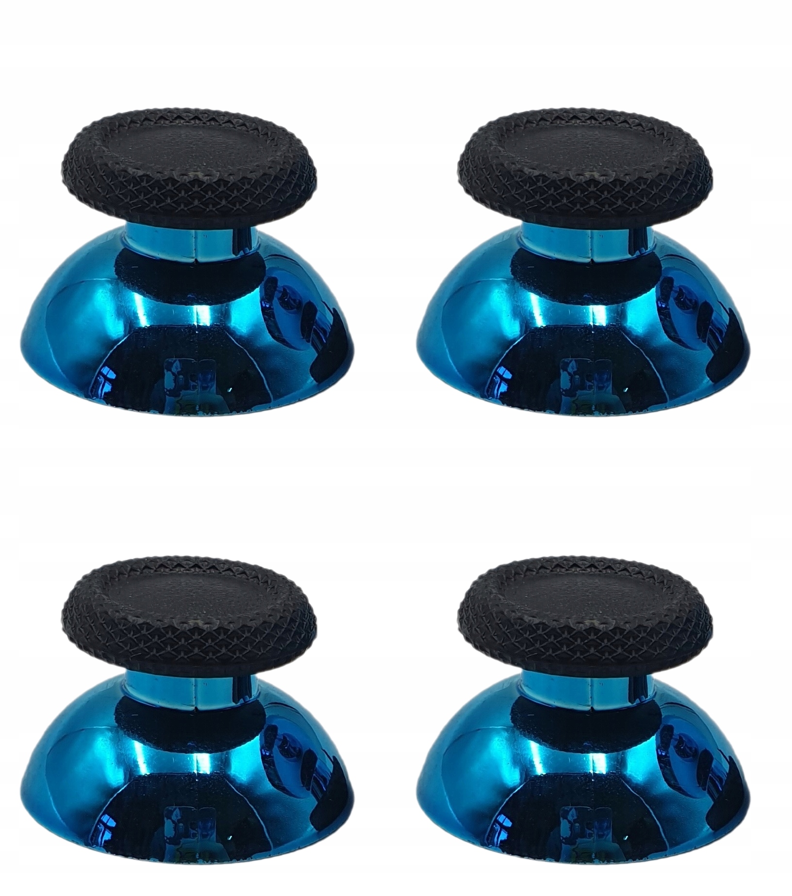 ZESTAW 4X GRZYBEK GAŁKA NA ANALOG DO PADA PS4 PS5 TURKUSOWY - BŁYSZCZĄCY