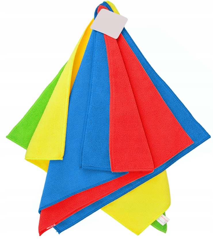 4X Ściereczki Zestaw Uniwersalnych Miękkich Mikrofibr Do Samochodu 30X30 CM