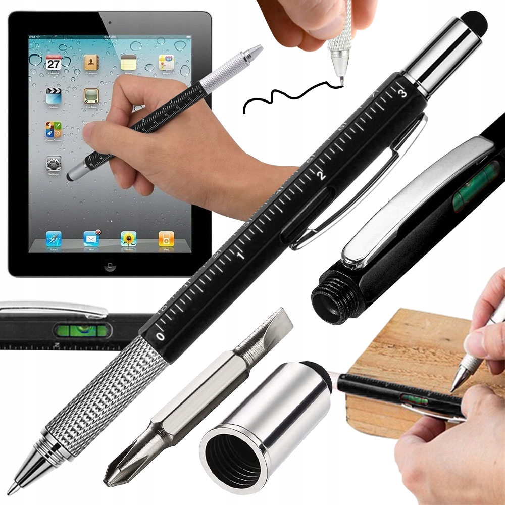 

Długopis Wielofunkcyjny Multitool Śrubokręt 6W1