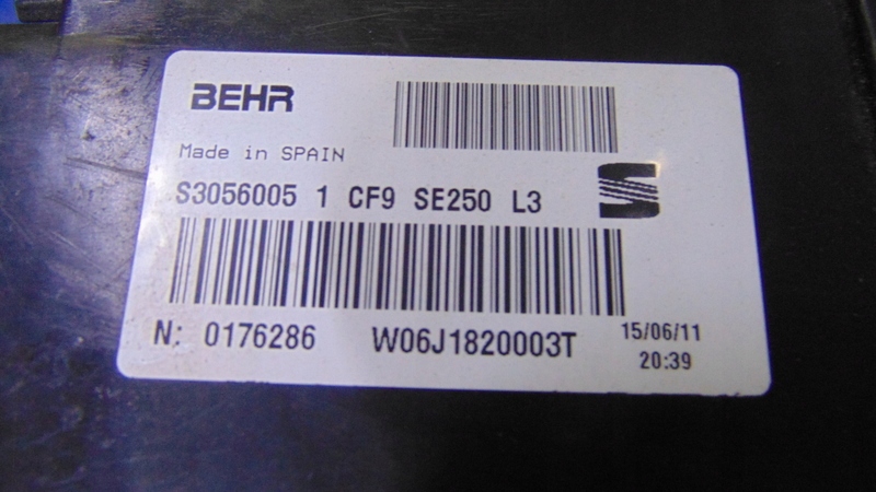 Bloc de chauffage complet KPL EU SEAT IBIZA IV 6J 3D 08-17 ROK