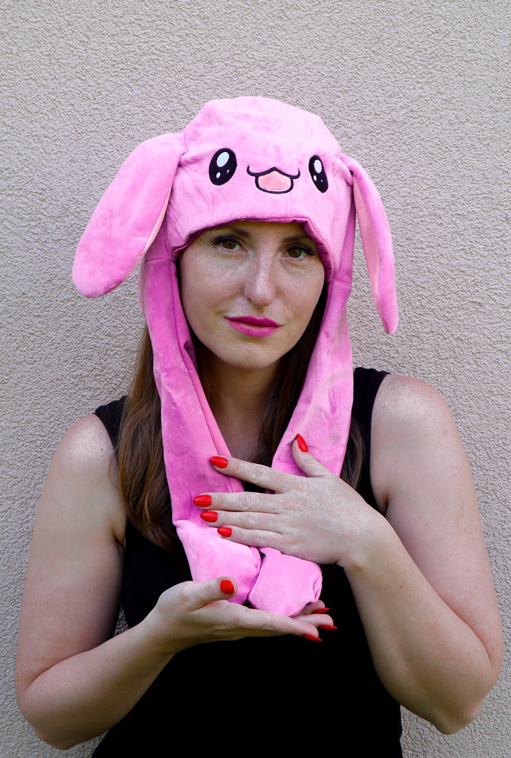 CZAPKA PLUSZOWA USZY RUCHOME LED PIKACHU Różowy Królik WIELKANOC Świeci Rodzaj pozostałe