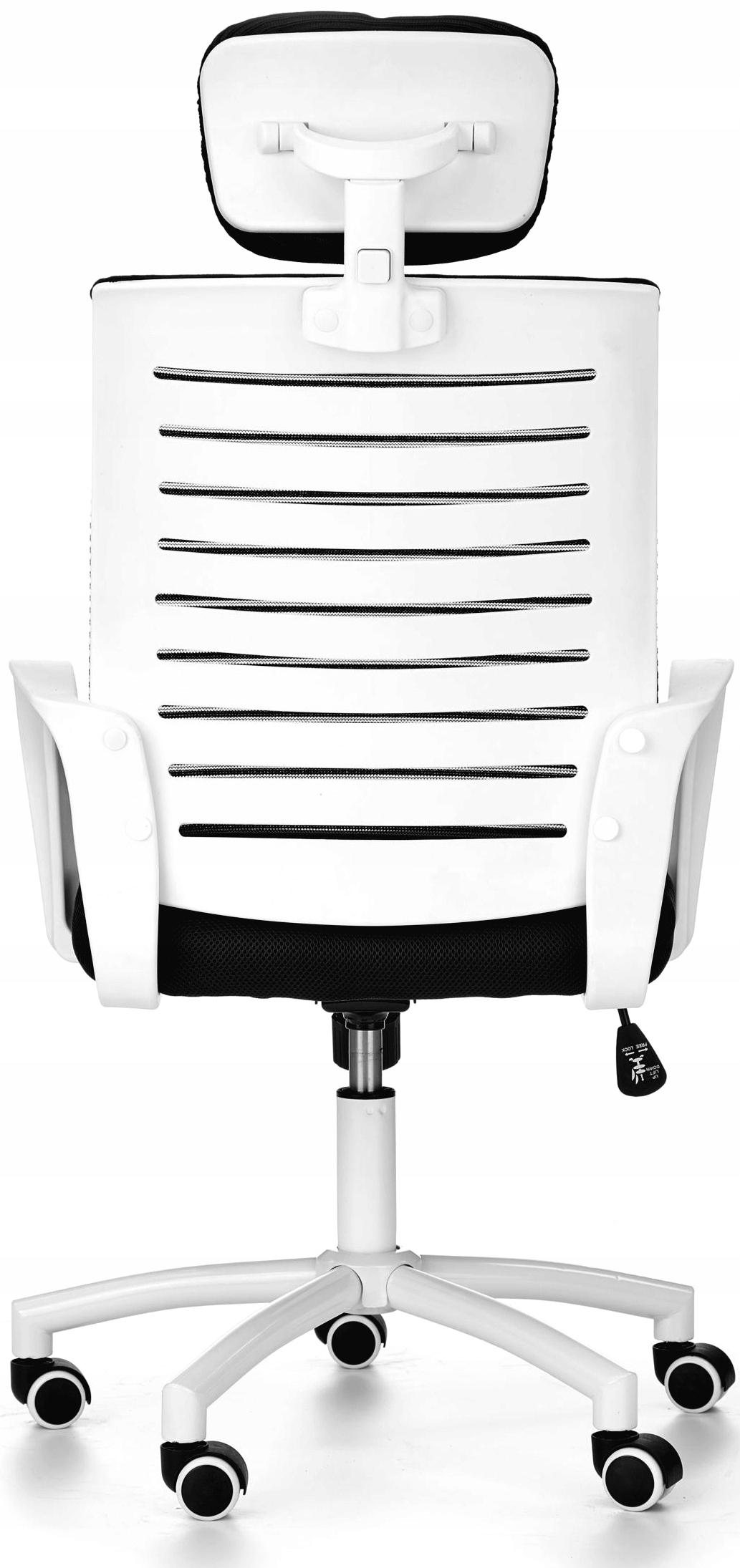 Krzesło biurowe obrotowe białe SOCKET Halmar Wysokość siedziska 52 cm