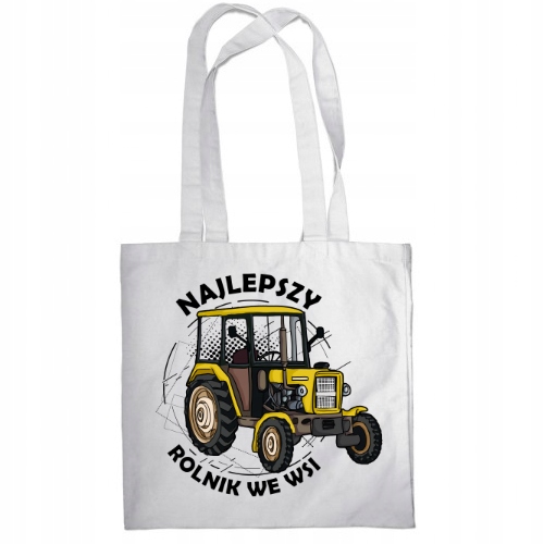 TORBA PREZENT UPOMINEK NAJLEPSZY ROLNIK WE WSI Materiał bawełna