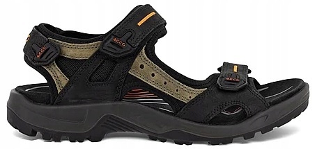 

42 Męskie Buty Sandały Ecco Czarne Skóra 069564
