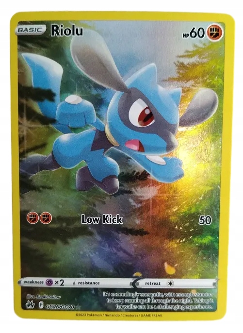 Karta Pokemon TCG Riolu (GG26/GG70) Art