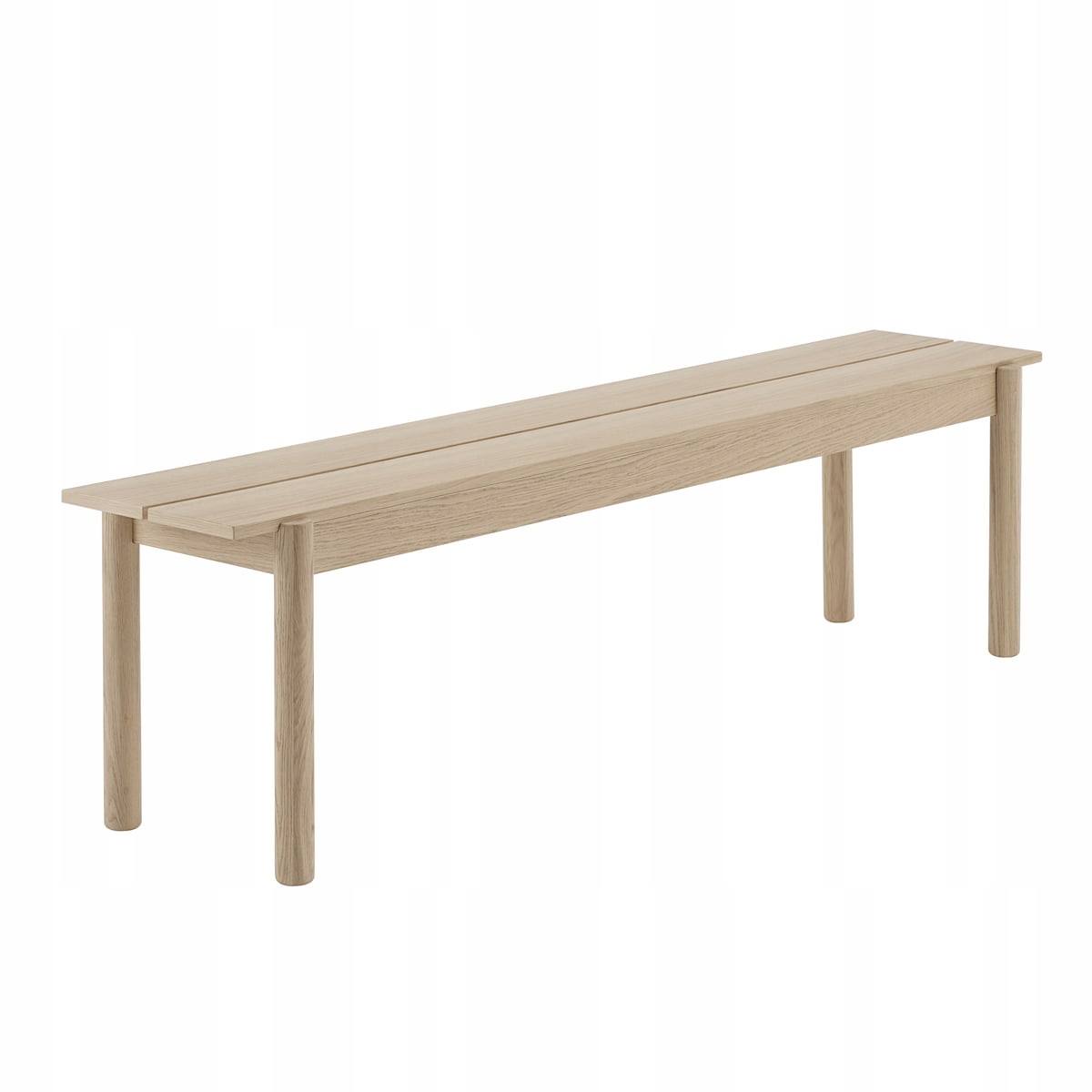 Muuto Linear Drevená lavička 170 cm Dubová
