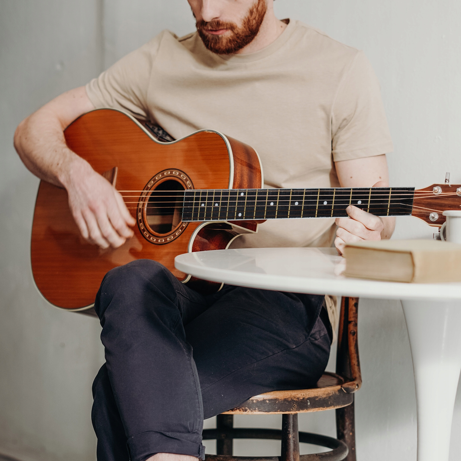 DREWNIANA PODstrunnica GITAROWA PŁYTA ELEKTRYCZNA DŹWIĘKU Marka bez marki