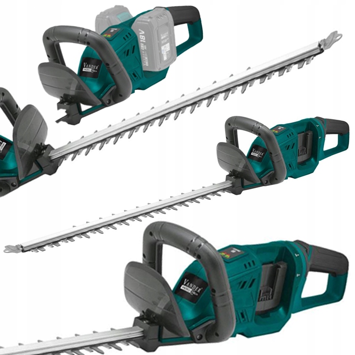 Nożyce do żywopłotu akumulatorowe z obrotową rączką 36V 60cm 28mm Vander