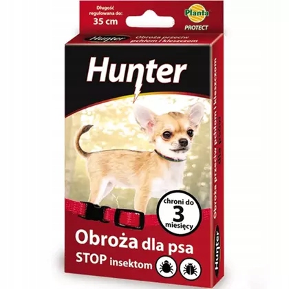 

Obroża przeciw pchłom i kles. dla psów 35cm Hunter