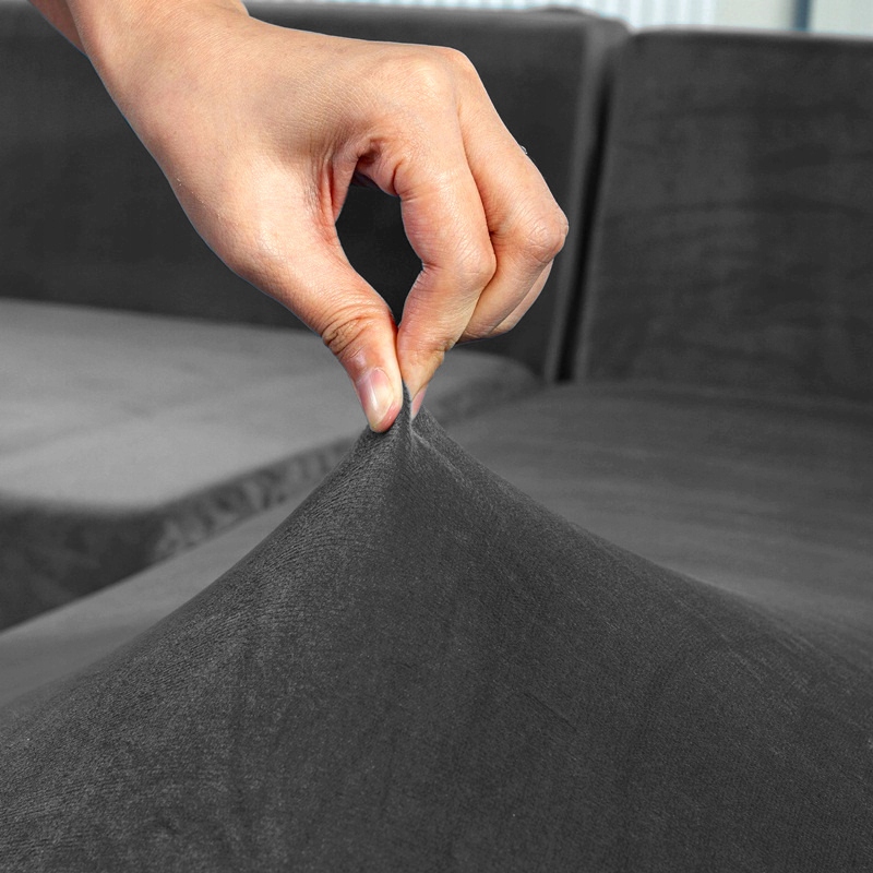 POKROWIEC NA KANAPĘ SOFĘ SZARY WELUR 3 OSOBOWY PREMIUM 190-230 CM Przeznaczenie na sofę (kanapę)