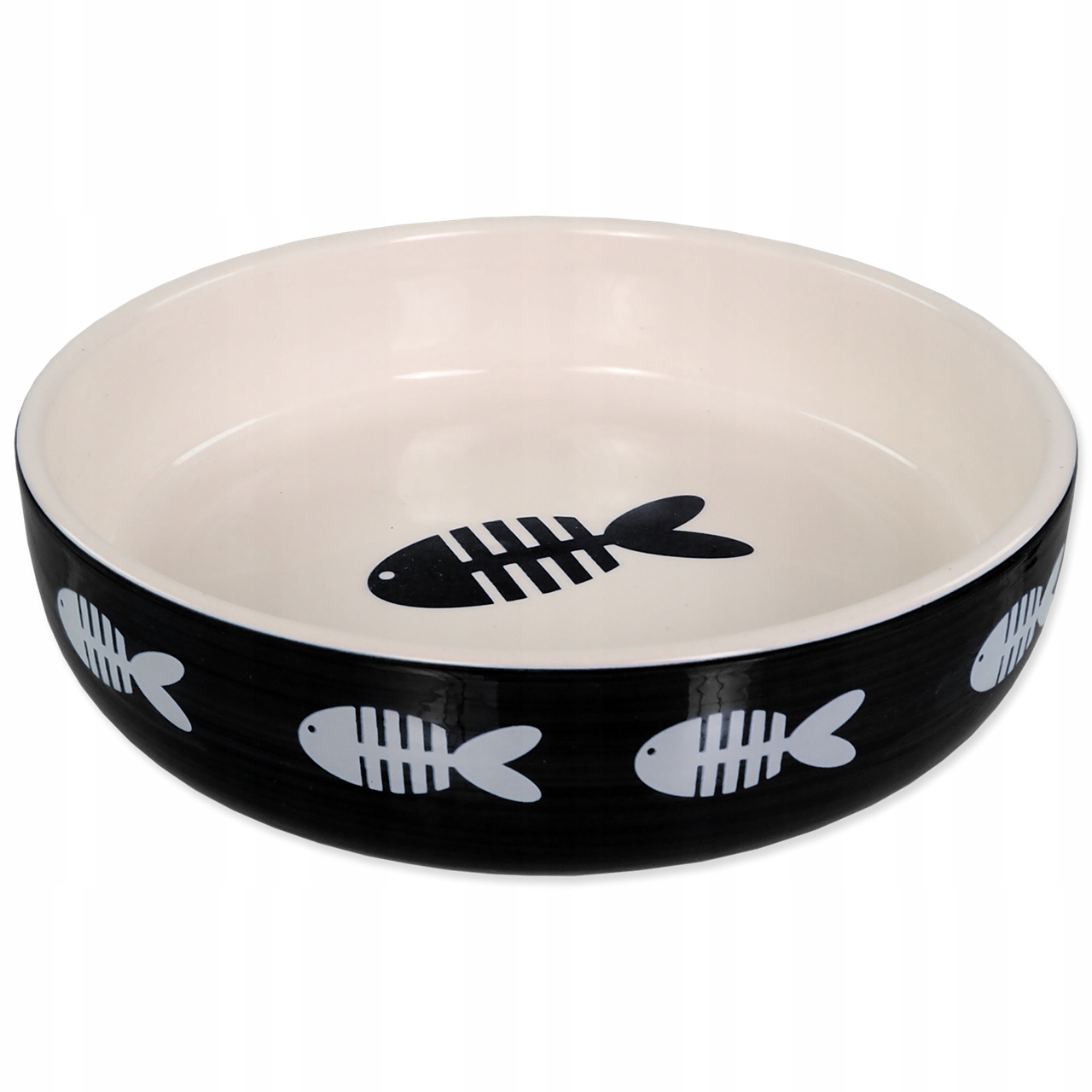 

Miska Ceramiczna Dla Kota Z Nadrukiem Czarna 0,26L