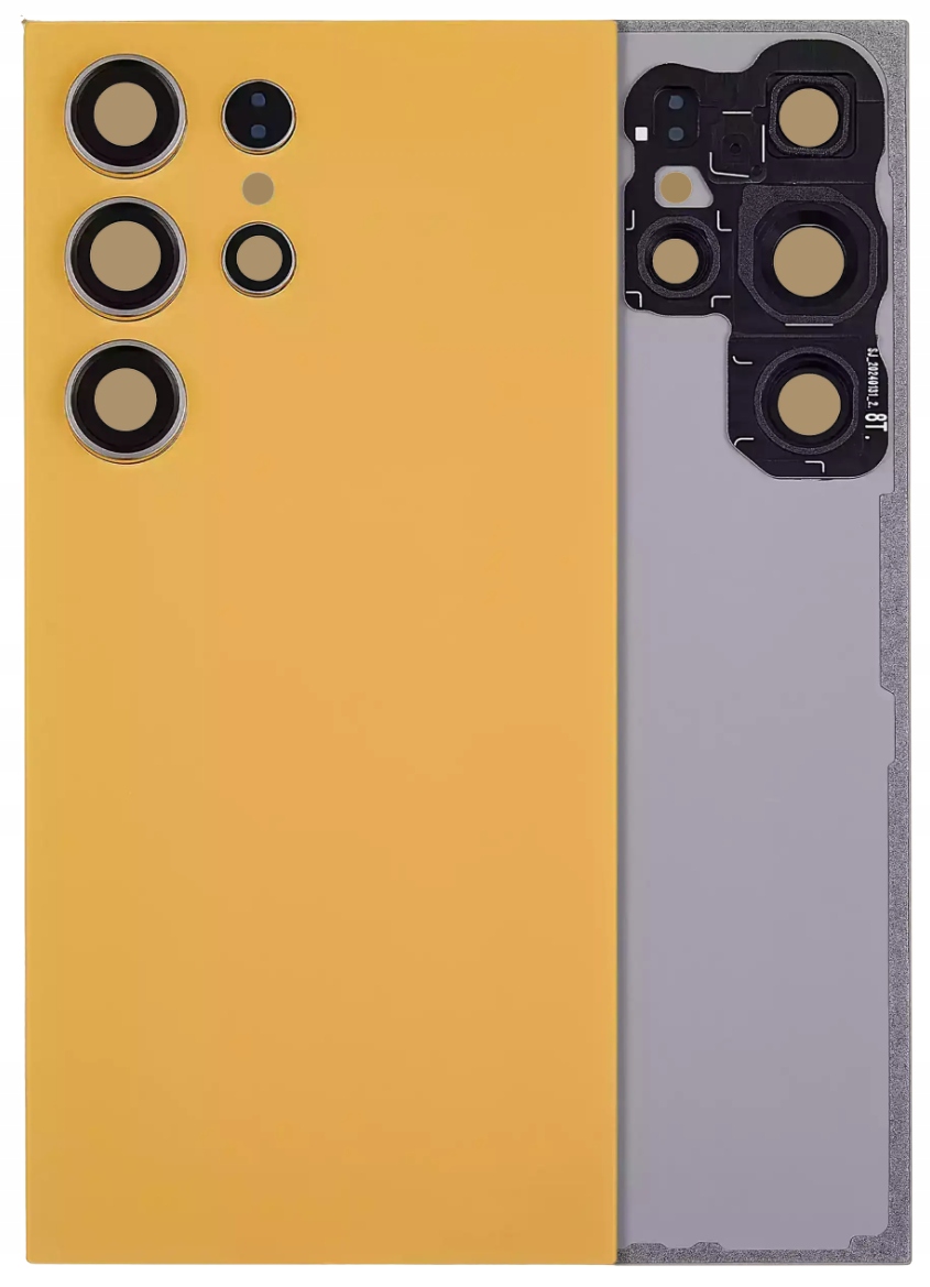 Hq Klapka Premium tył plecki do Samsung Galaxy S24 Ultra (Pomarańczowa)