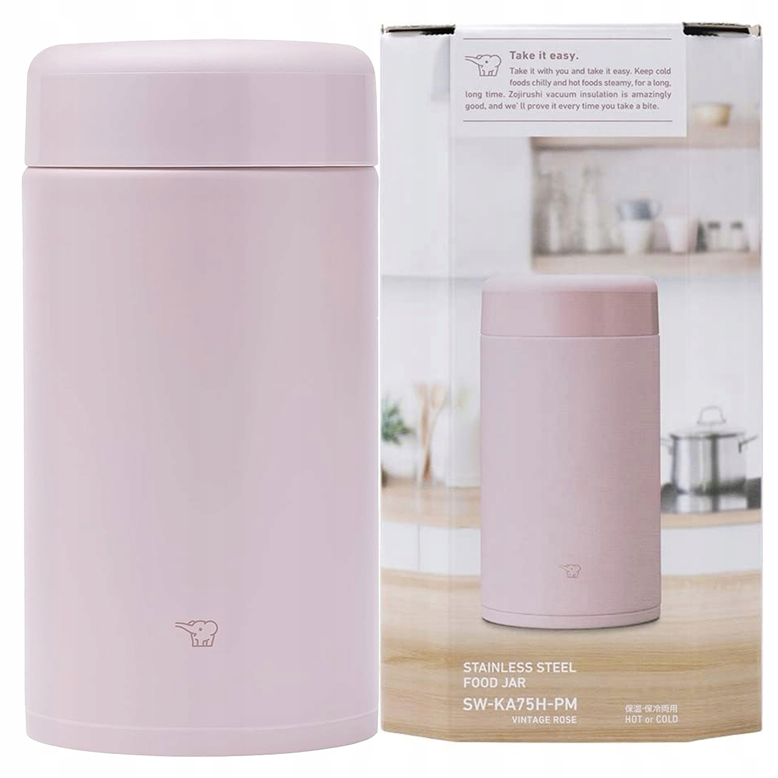 Obedový termobox na horúci obed, polievku do práce Zojirushi SW-KA75H-PM 0,75L