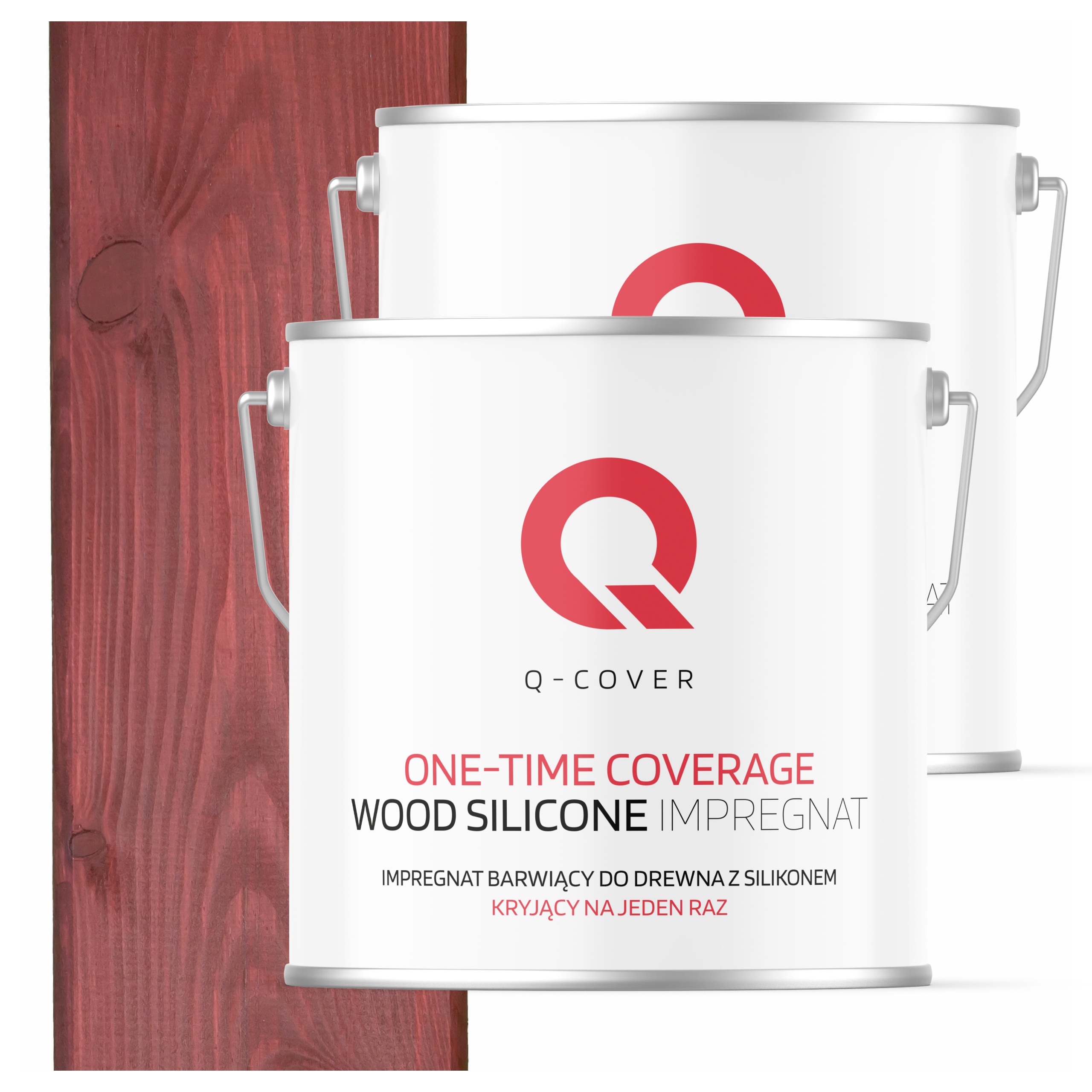 Impregnát na drevo Farba Pro S Voskom 5L Sila Farba Naraz Japonská Čerešňa