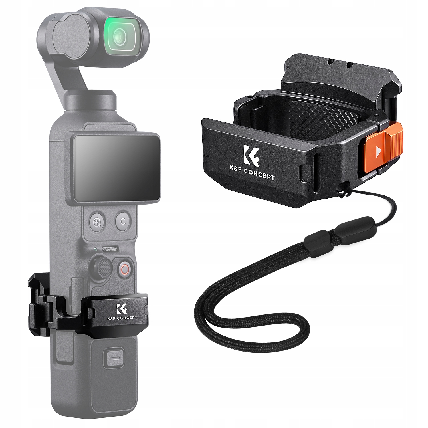 Pouzdro Držák Adapter pro Dji Osmo Pocket 3 4 Upevnění na GoPro Závit 1/4"