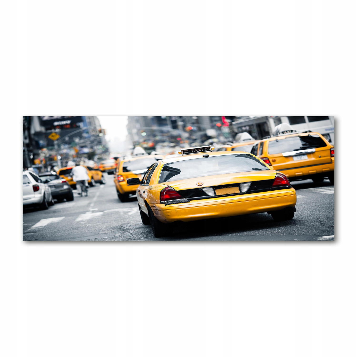 

Foto obraz szkło akryl Taksówki Nowy Jork 125x50cm