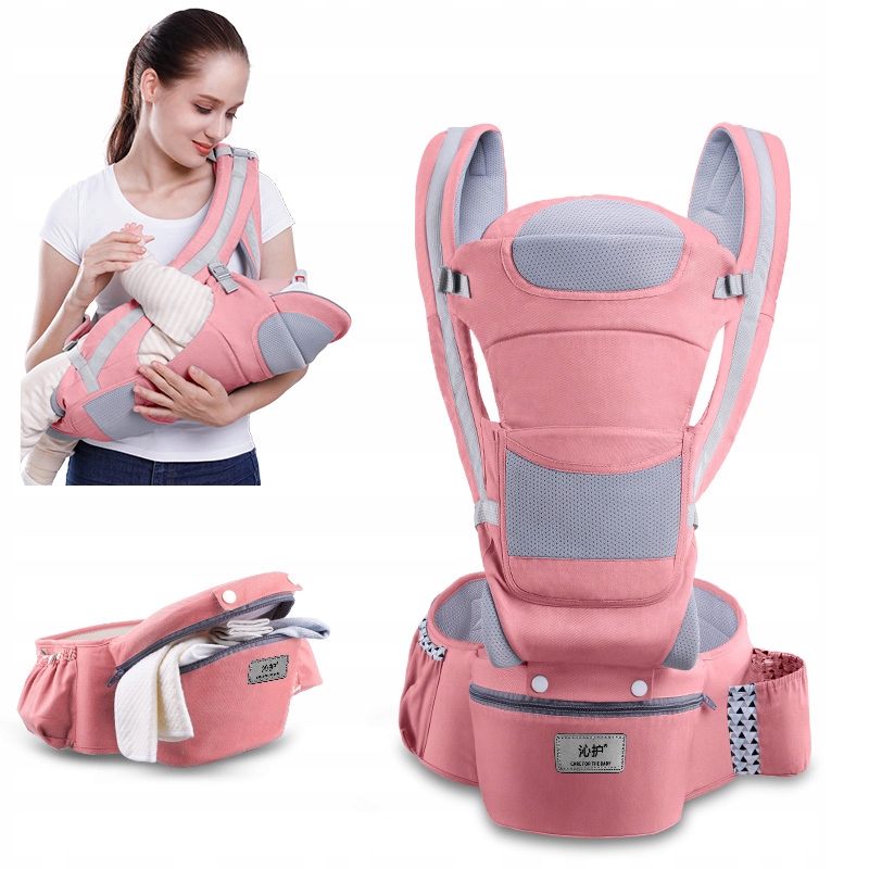 

Nosidełko 15w1 Nosidło Biodrowe 25KG Siedzisko