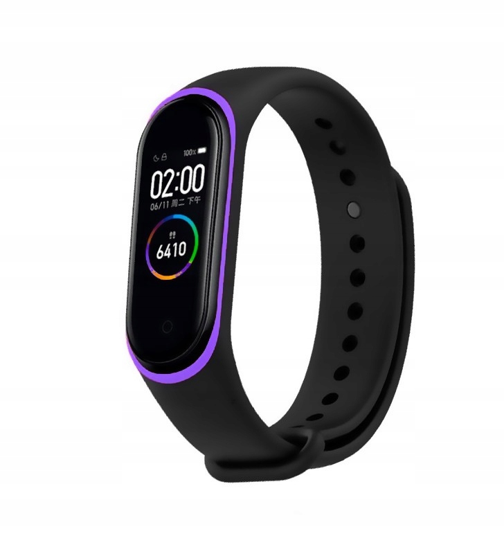 Pasek opaska Smart Band MI BAND M4 M5 M6 Mi3 Mi4 Kolor fioletowy