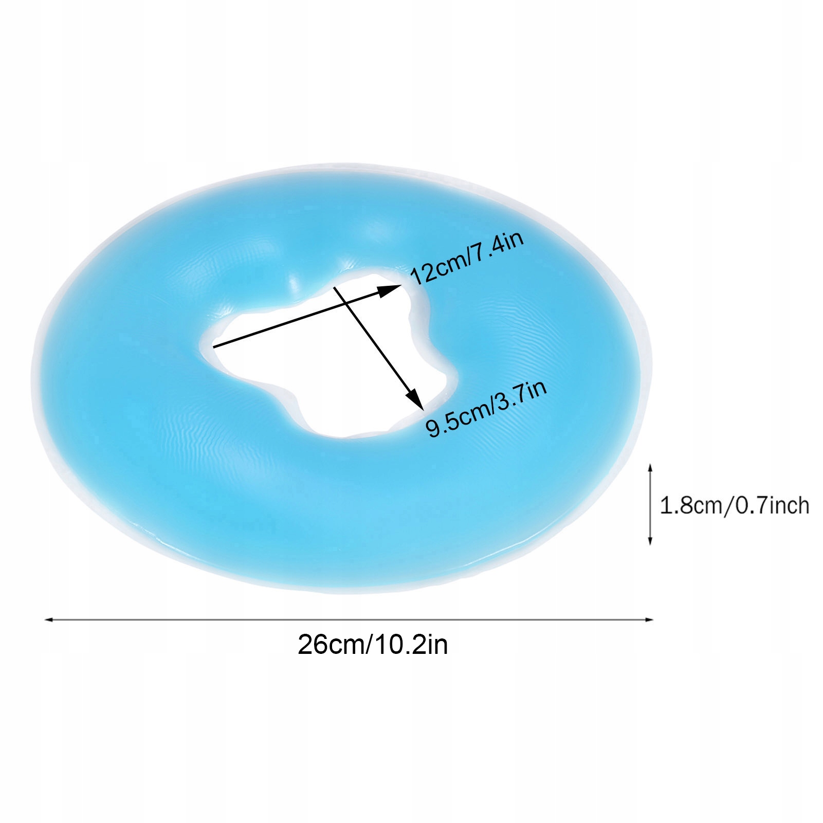 PODUSZKA SILIKONOWA POD TWARZ SOFT PAD DO MASAŻU Marka bez marki