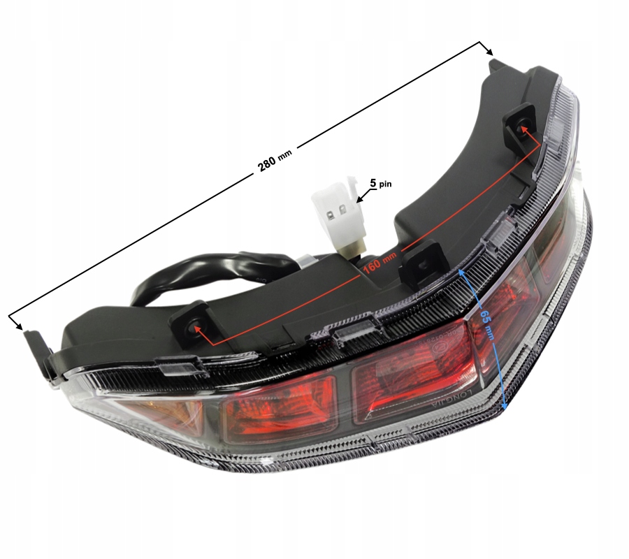 Lampa tył Active Dopasowanie do pojazdu produkt dedykowany