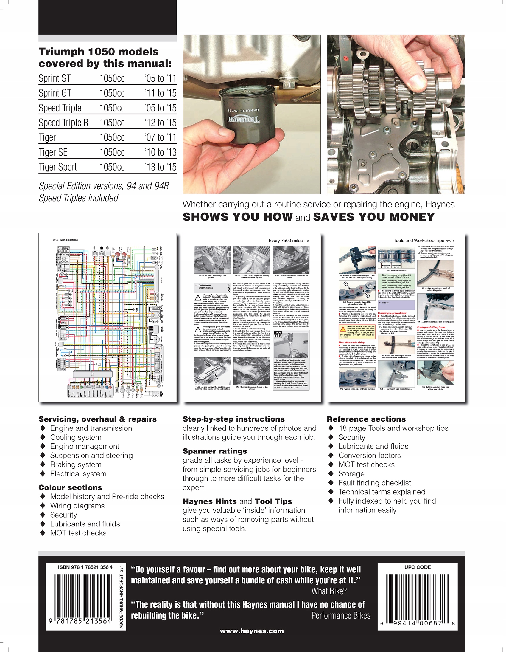 TRIUMPH TIGER (2007-2011) ОПИСАНИЕ СТРОИТЕЛЬСТВА И РЕМОНТА