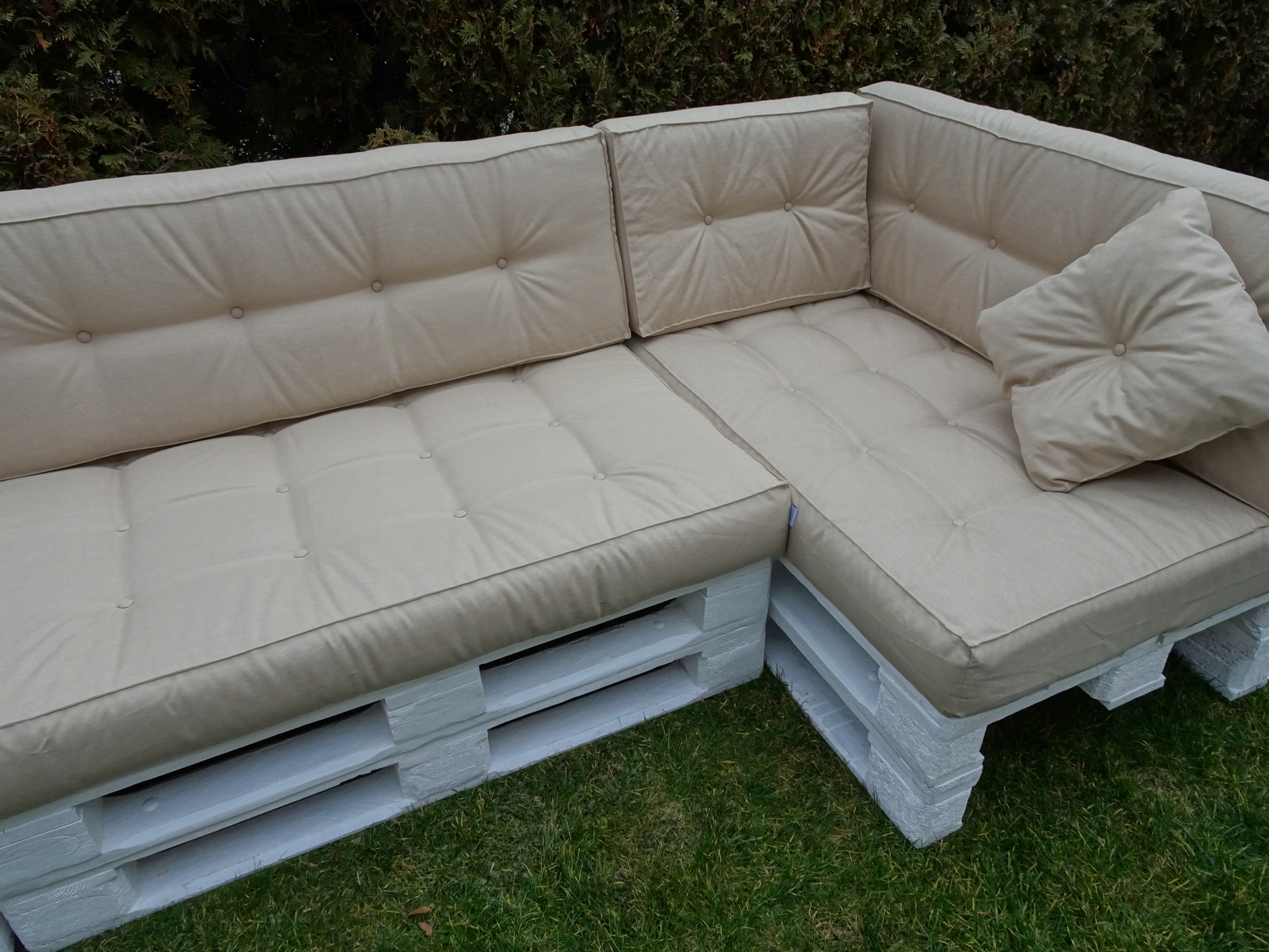 Polštáře na dvě Palety 6 ks 120x 60CAPPUCCINO
