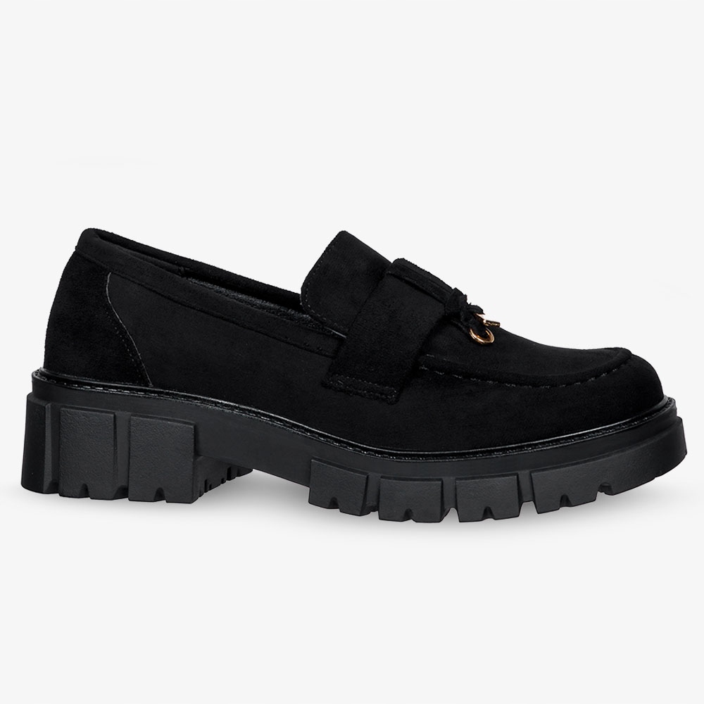 MOKASYNY PÓŁBUTY DAMSKIE WSUWANE MODNA OZDOBA STABILNA PLATFORMA r 39 Oryginalne opakowanie producenta pudełko