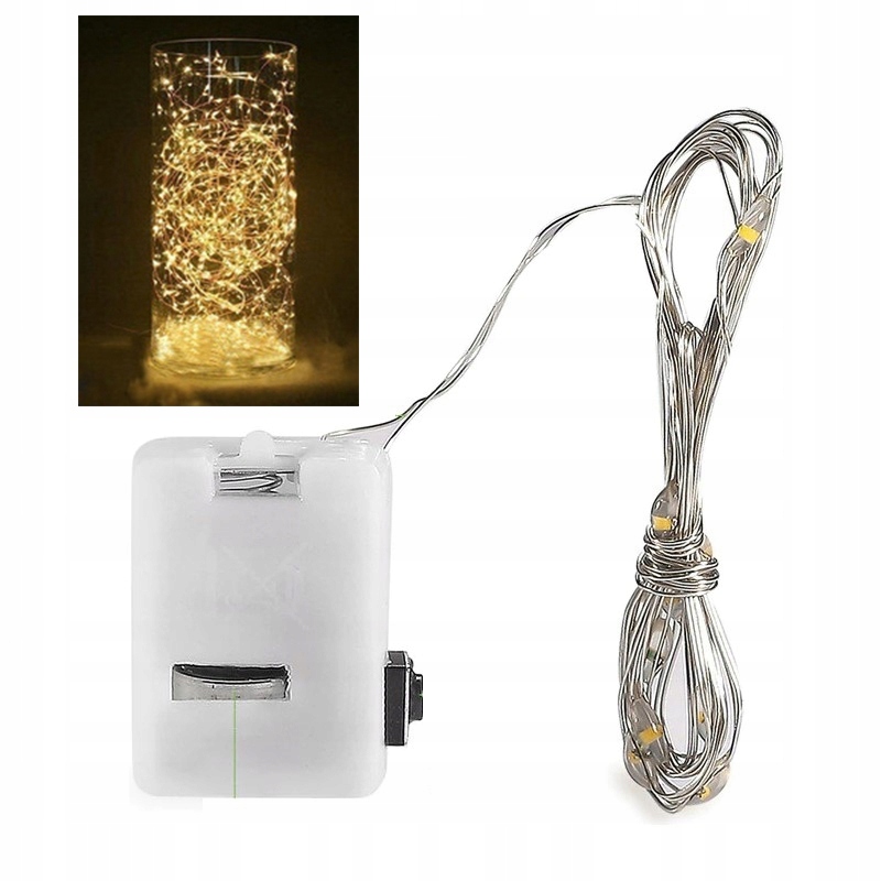 LAMPKI CHOINKOWE ŚWIATEŁKA LED OZDOBA NA ŚWIĘTA GIRLANDA DEKORACJA STROIKÓW Kod producenta 14led
