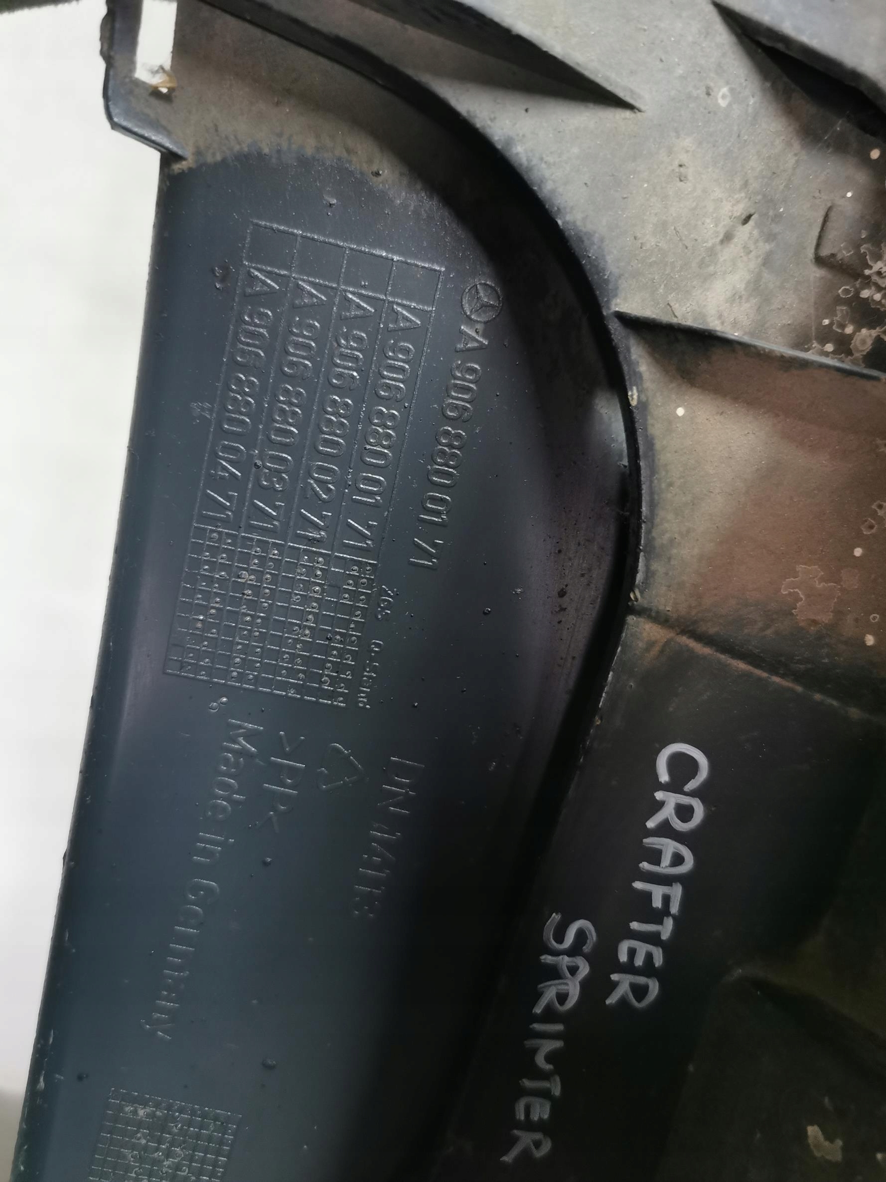 bumper rear MERCEDES SPRINTER W906 A9068800171