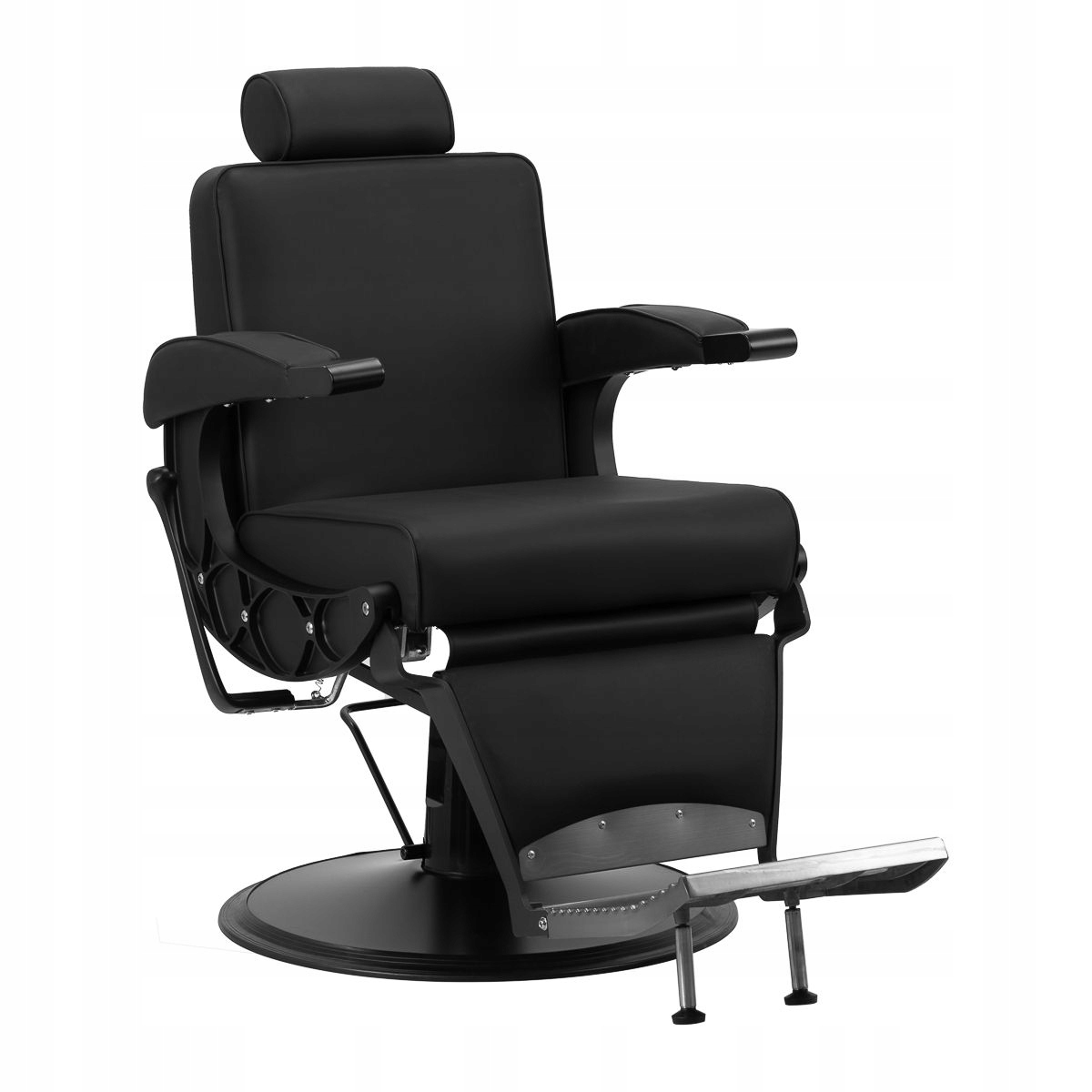 Barberské Kadeřnické Křeslo Do Barbershopu Continental Gabbiano Černá Reg.