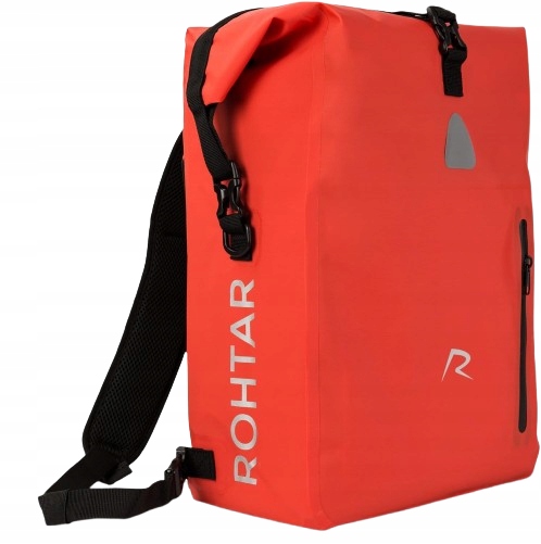 Torba Rowerowa 3 W 1 Wodoszczelna Rohtar Czerwona 18L