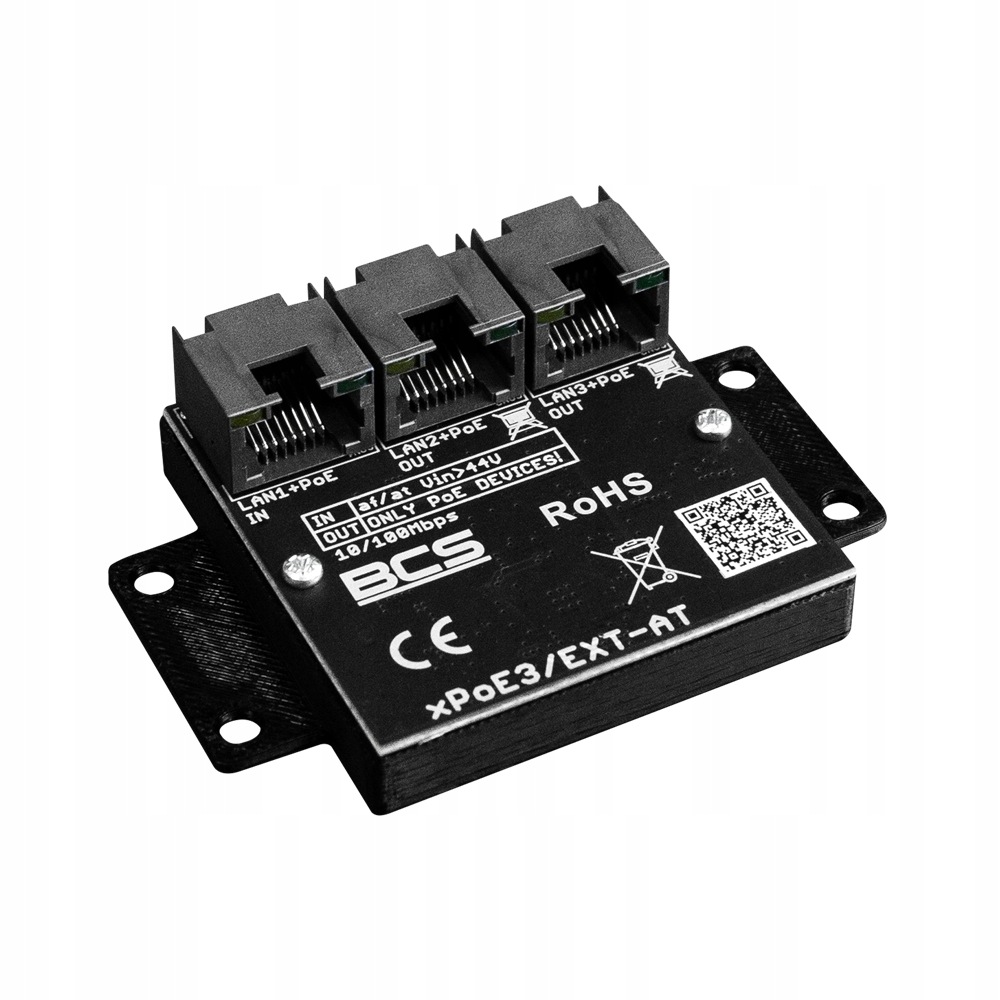 Switch PoE BCS-xPoE3/EXT-AT Power Extender Zasilany Z PoE Bcs