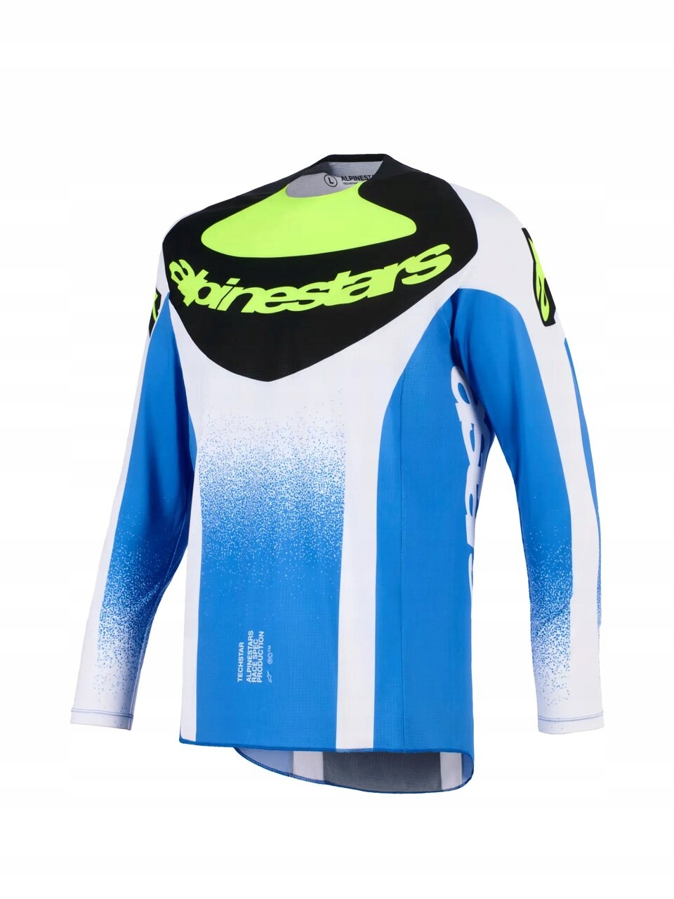 Mikina Alpinestars Techstar Knif blue/black/yellow L