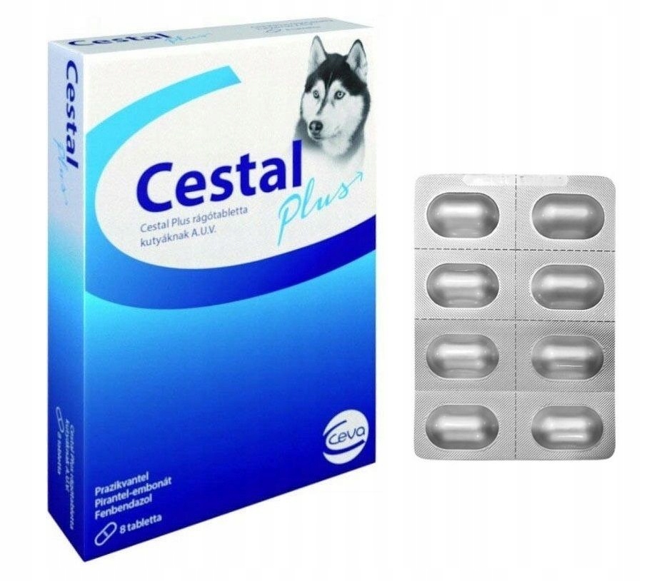 Cestal Tabletki na odrobaczenie dla psa szczeniaka szczeniąt 8 tabletek