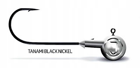 

Główka Jigowa 12 g hak 7/0 Tanami Black Nickiel