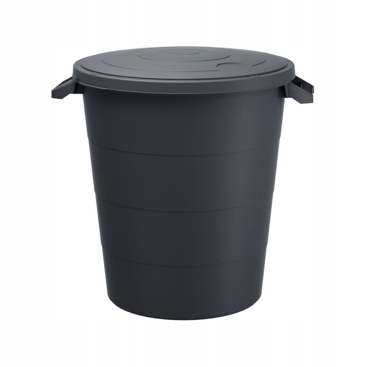 

Kosz na śmieci Smooth 120l antracyt z uchwytami